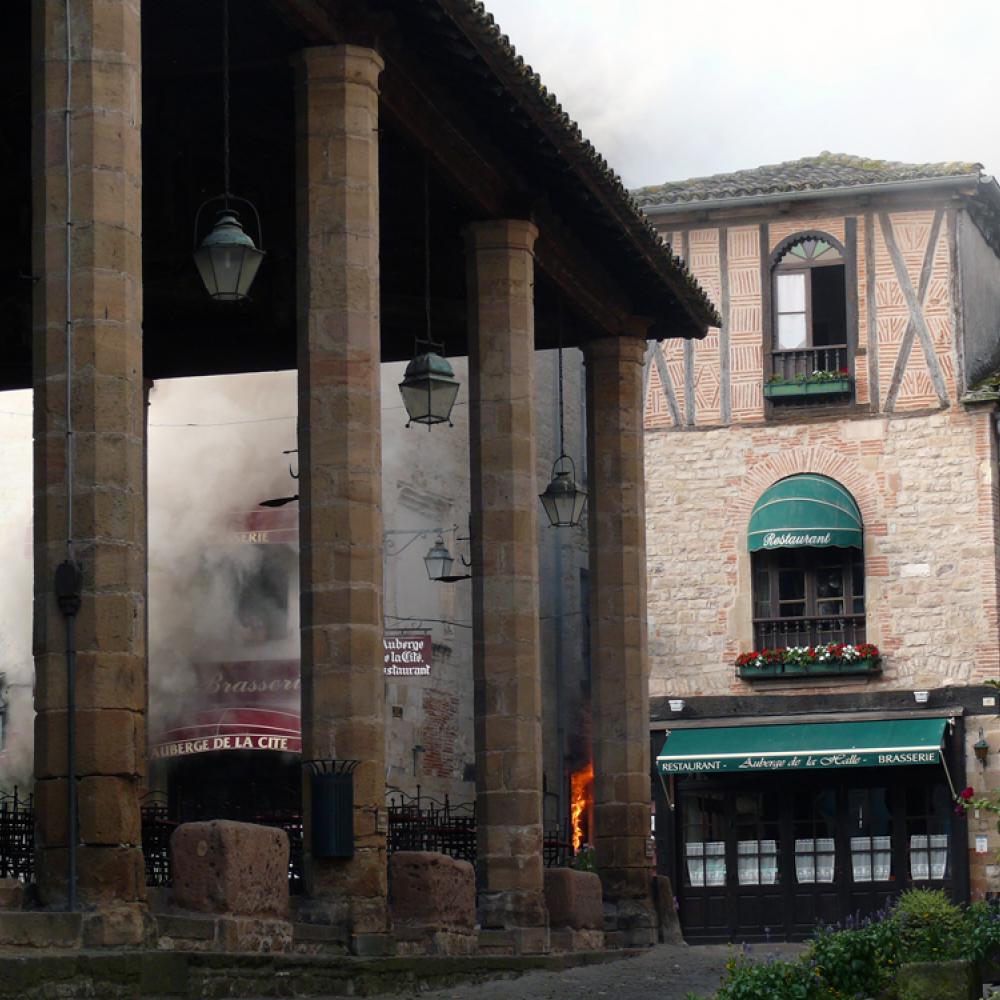 Incendie d&#039;une auberge à Cordes-sur-Ciel