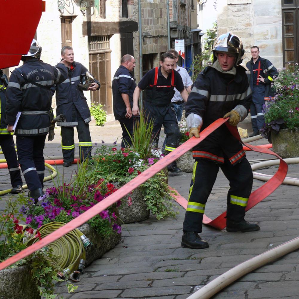 Incendie d&#039;une auberge à Cordes-sur-Ciel