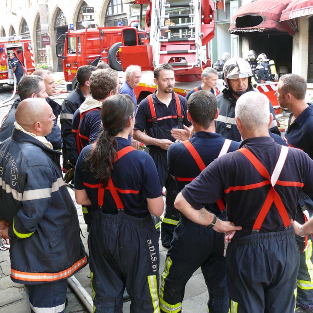 Incendie d&#039;une auberge à Cordes-sur-Ciel