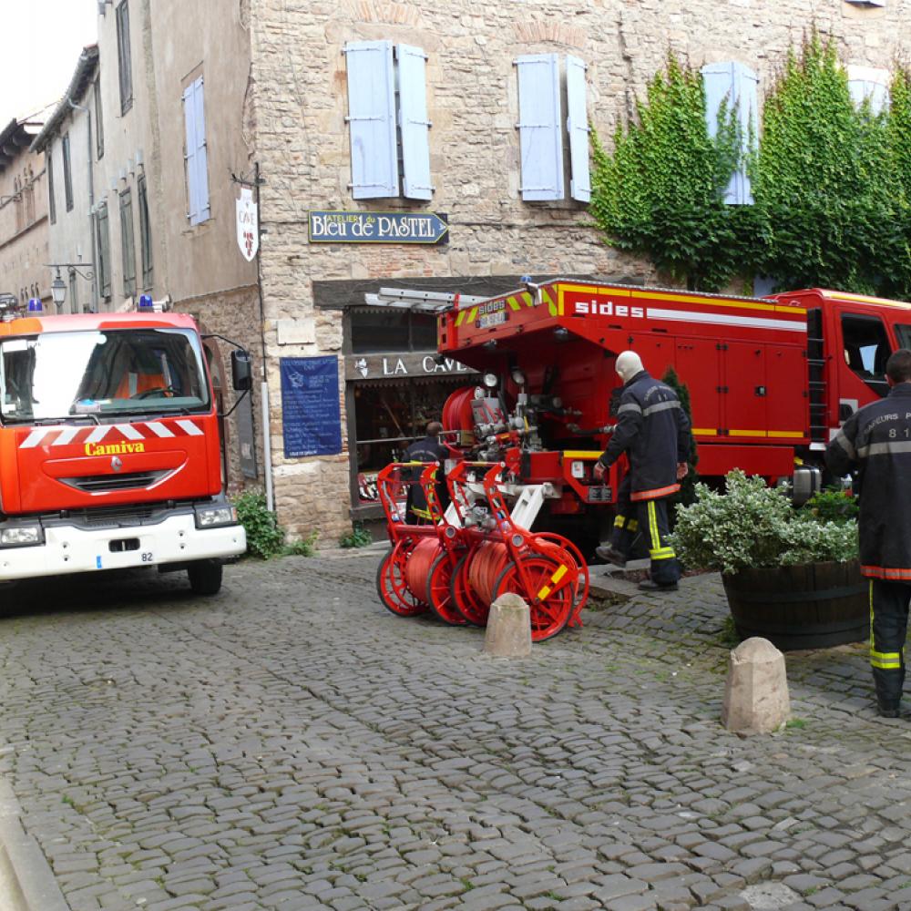 Incendie d&#039;une auberge à Cordes-sur-Ciel