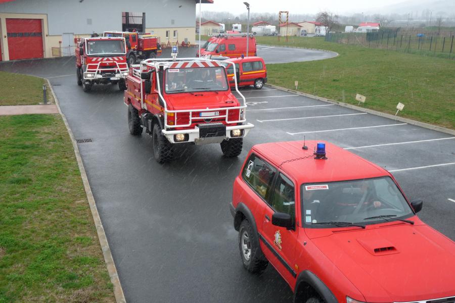Les sapeurs-pompiers du Tarn en renfort dans le Calvados