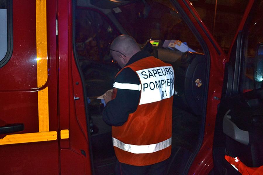Accident sur la voie publique à Albi