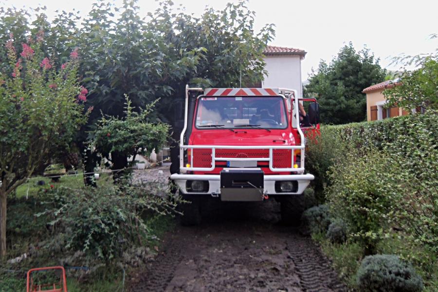 Renfort aux sapeurs-pompiers de l&#039;Hérault