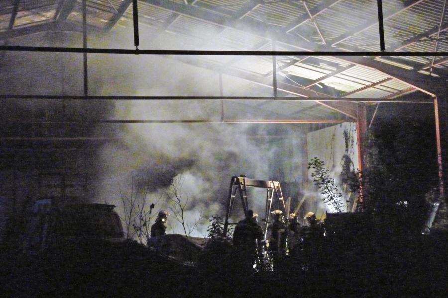 Feu dans un hangar agricole sur la commune de Cahuzac-sur-Vère