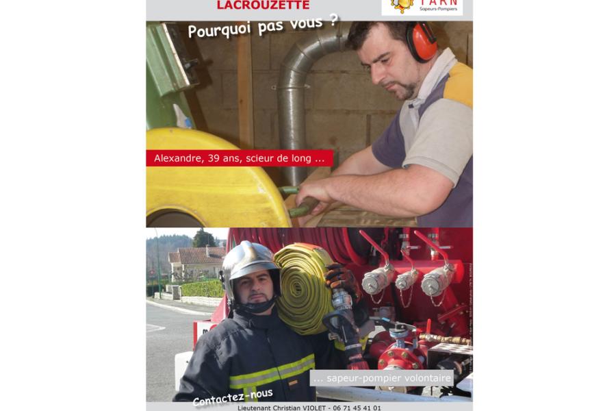 Les sapeurs-pompiers de Lacrouzette recrutent