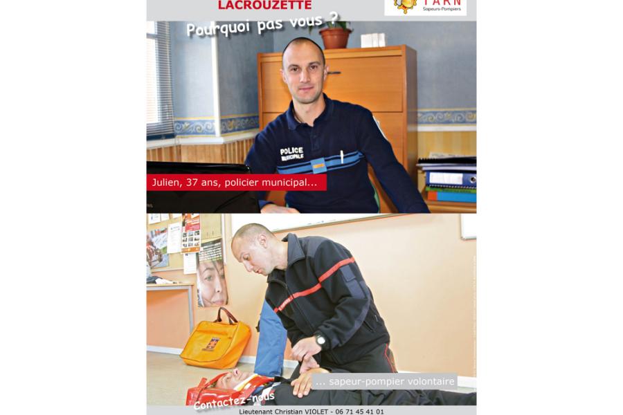 Les sapeurs-pompiers de Lacrouzette recrutent