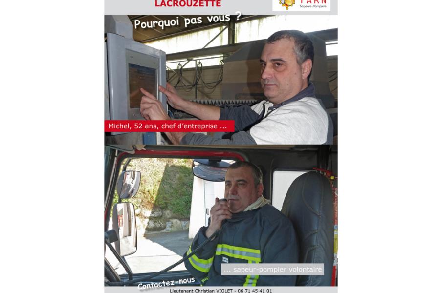 Les sapeurs-pompiers de Lacrouzette recrutent
