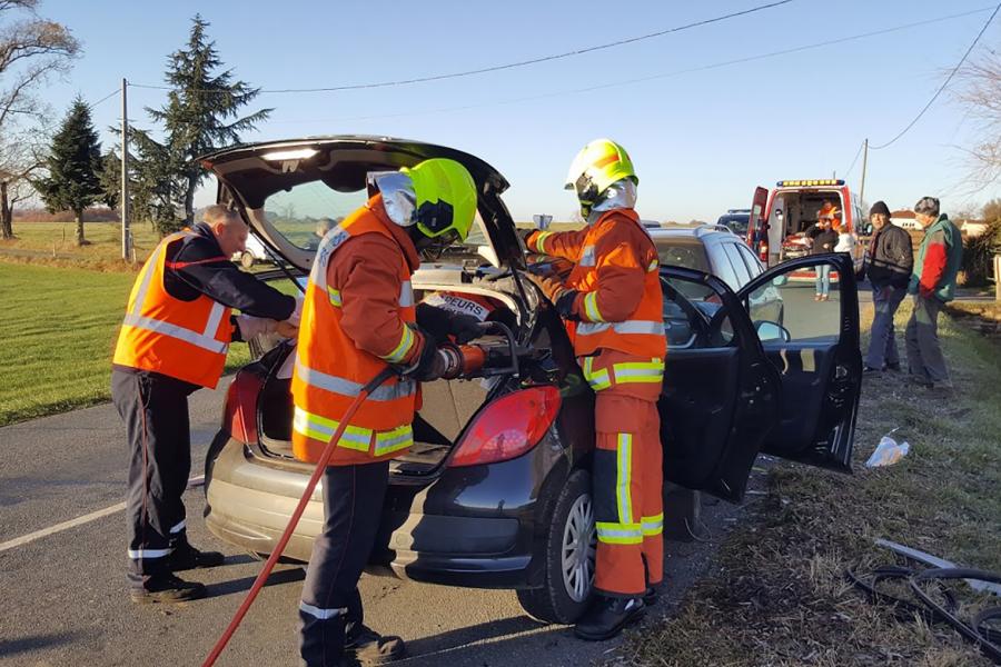 Accident de la route commune d&#039;Andouque