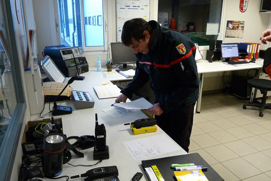 Le centre de secours de Lacaune-les-bains accueille une formation de chef d&#039;agrès une équipe
