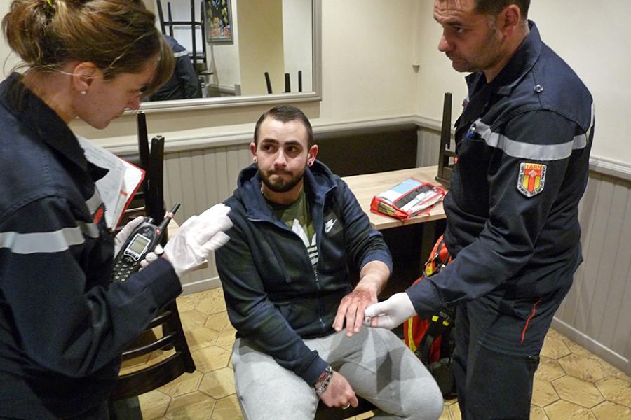 Le centre de secours de Lacaune-les-bains accueille une formation de chef d&#039;agrès une équipe