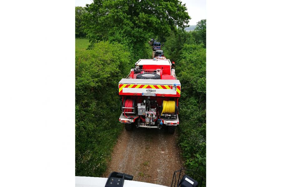 Crash d&#039;un avion biplace sur la commune de Milhars