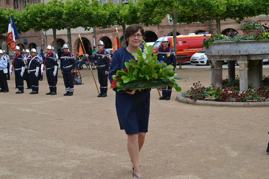 La Journée nationale des sapeurs-pompiers célébrée à Lisle-sur-Tarn