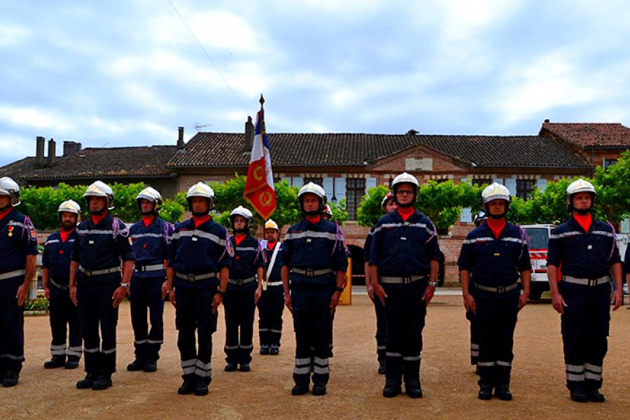 La Journée nationale des sapeurs-pompiers célébrée à Lisle-sur-Tarn