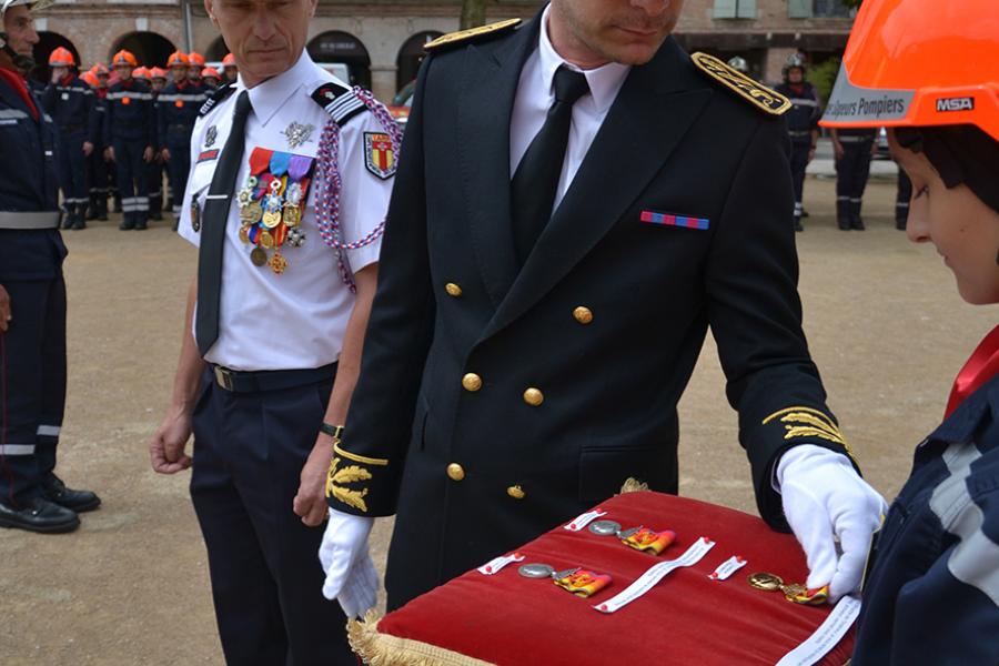 La Journée nationale des sapeurs-pompiers célébrée à Lisle-sur-Tarn