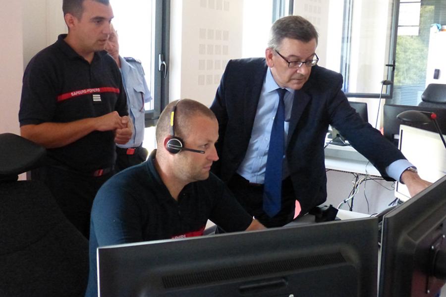 Le sous-préfet de Castres en visite à l&#039;Etat-major