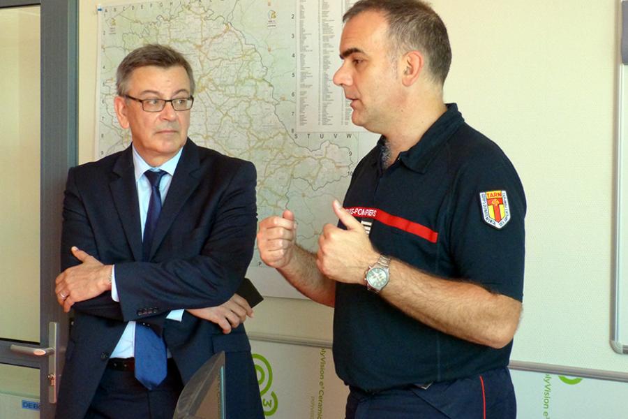 Le sous-préfet de Castres en visite à l&#039;Etat-major