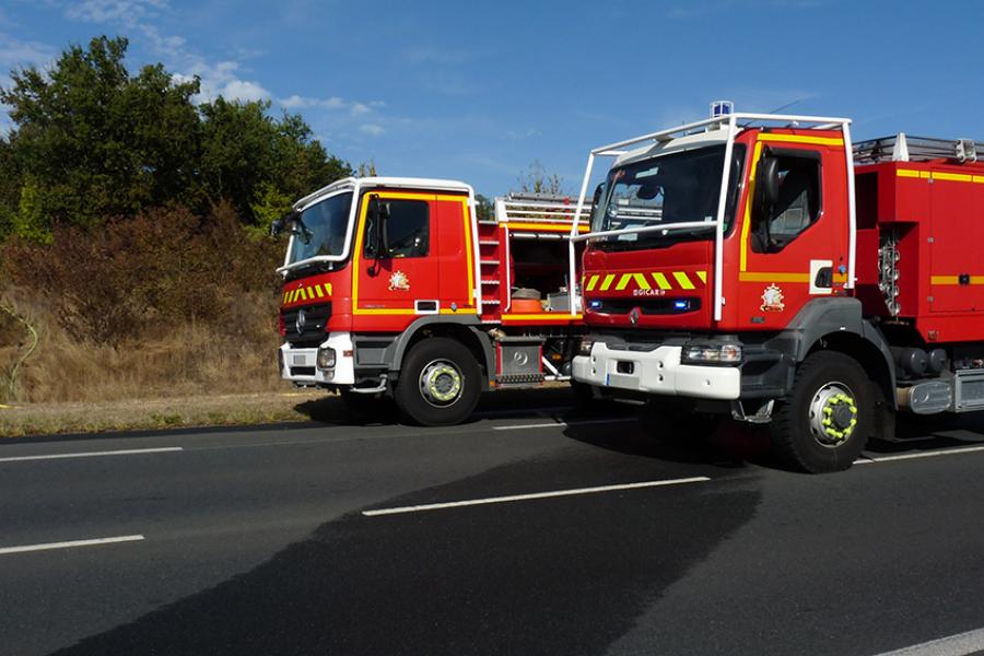 Important feu de broussailles sur la commune de Castres