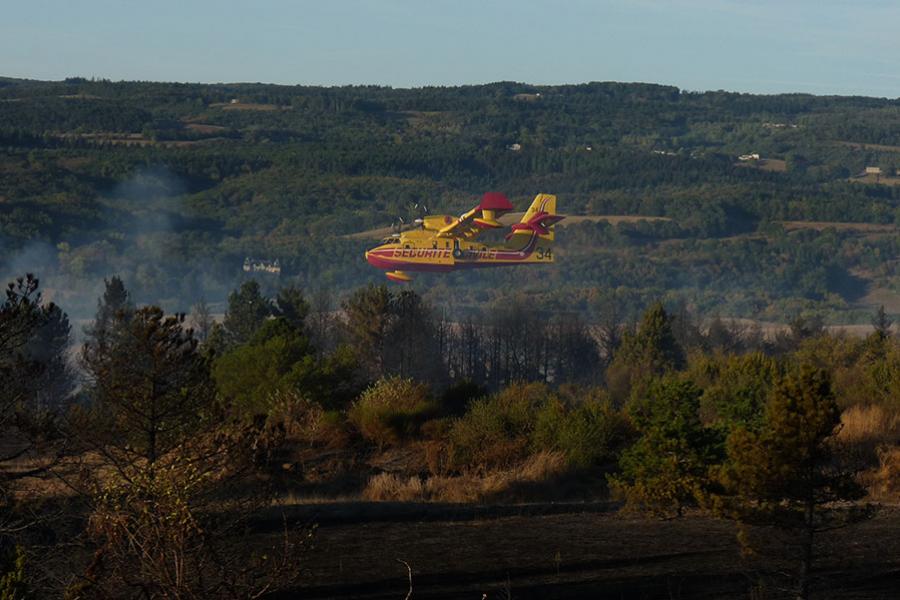 Octobre 2018 : Feux de forêts en série dans le Sud du Tarn