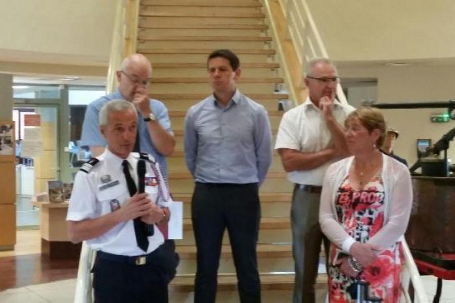 Exposition sur l&#039;histoire des sapeurs-pompiers Tarnais.