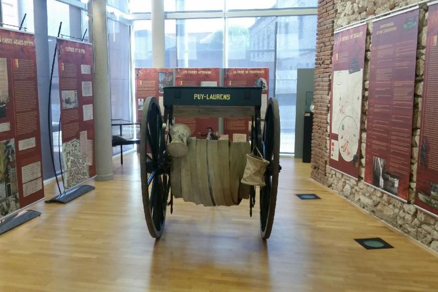 Exposition sur l&#039;histoire des sapeurs-pompiers Tarnais.