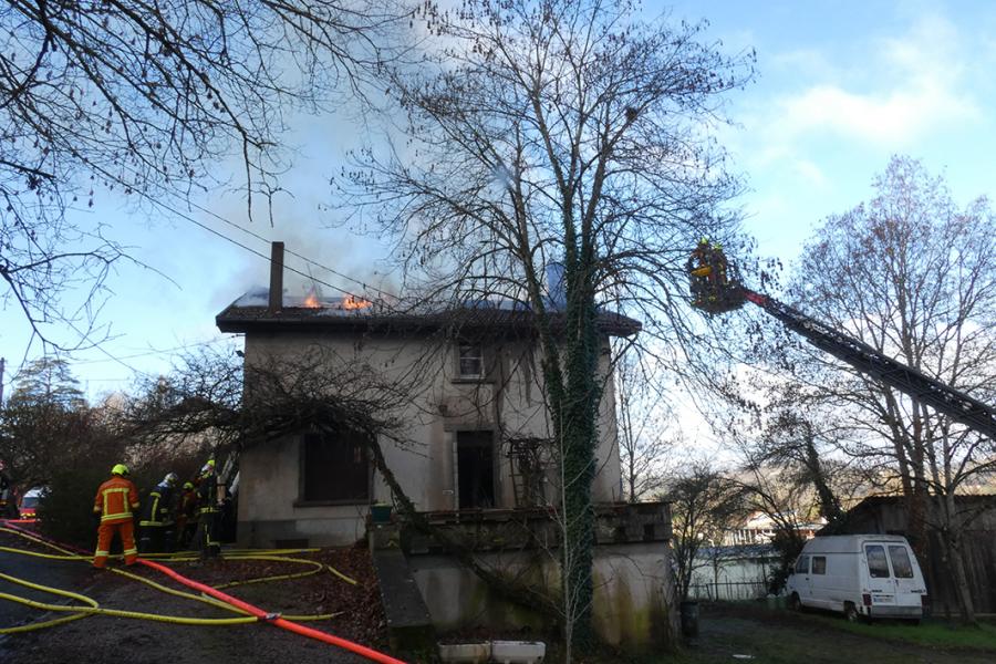 Violent incendie à Cordes-sur-Ciel