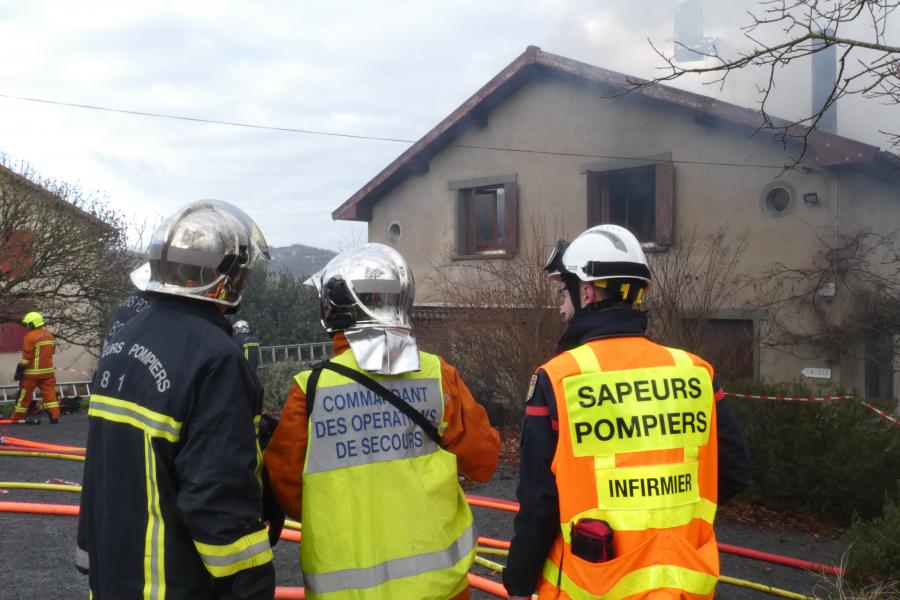 Violent incendie à Cordes-sur-Ciel