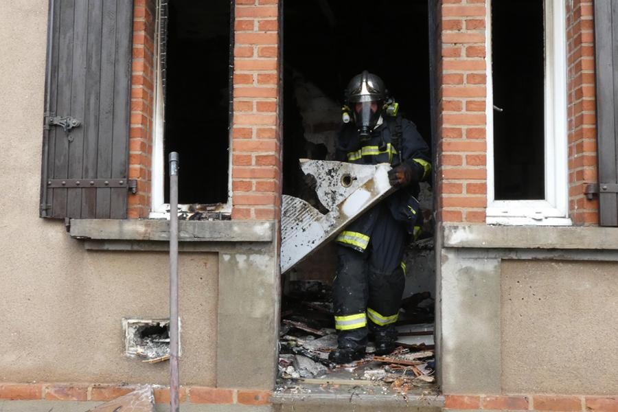 Intervention pour une bouteille de gaz enflammée dans une habitation sur la commune d&#039;Albi