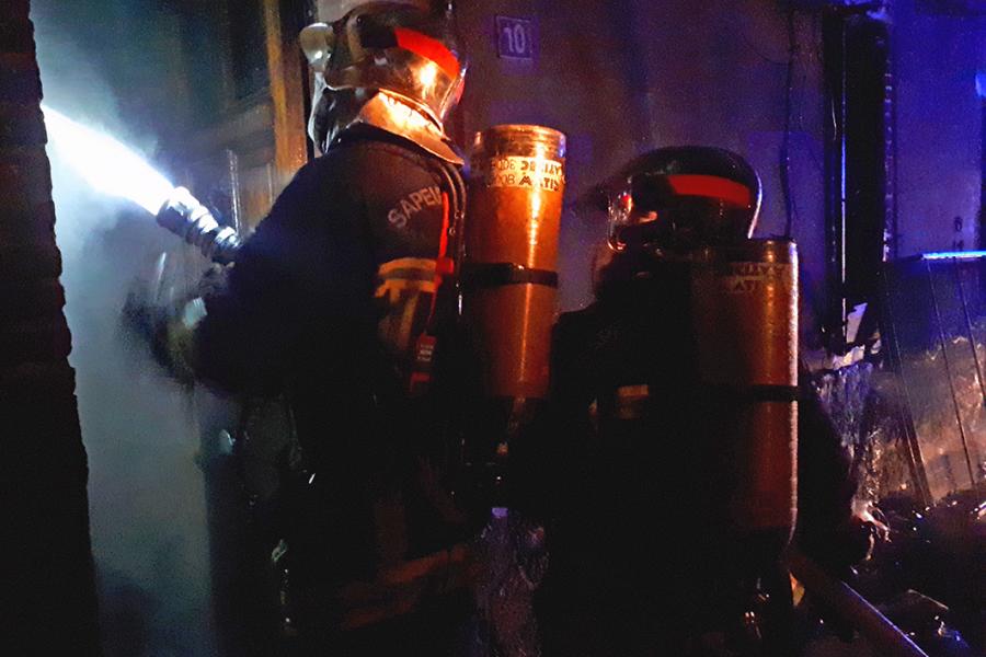 Feu d&#039;habitation sur la commune de Couffouleux