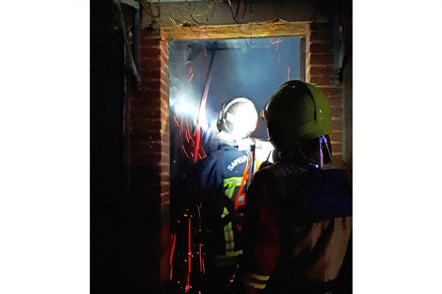 Feu d&#039;habitation sur la commune de Couffouleux