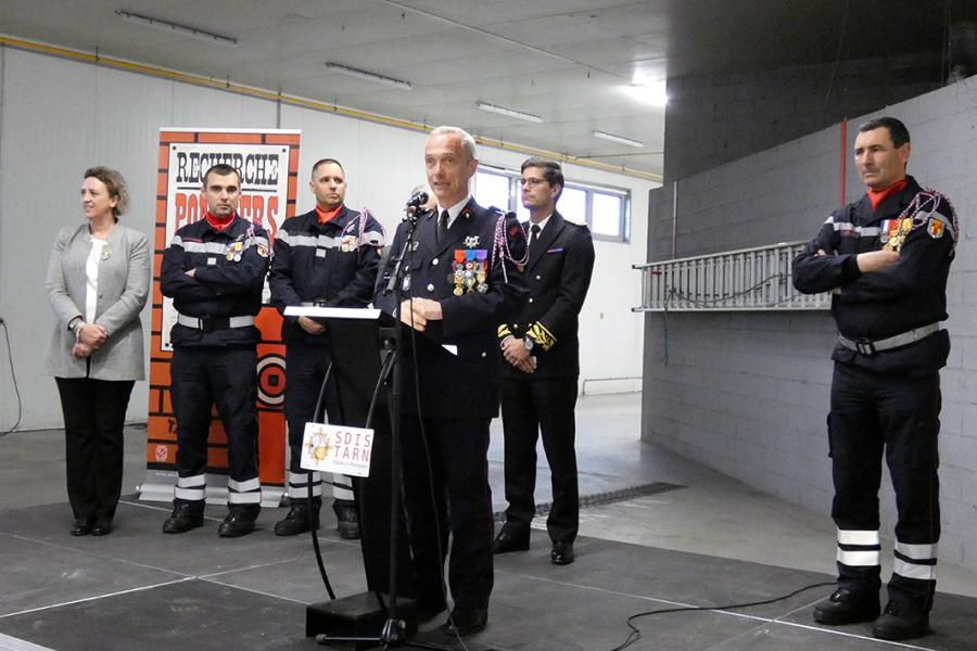 Passation de commandement du CSP Albi
