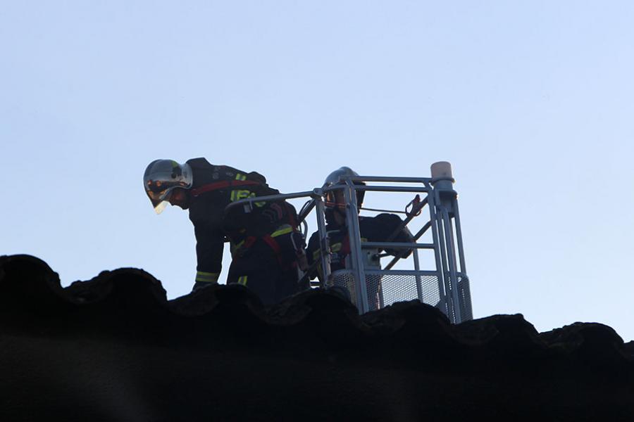 Feu d&#039;atelier à Saint-Paul-Cap-de-Joux