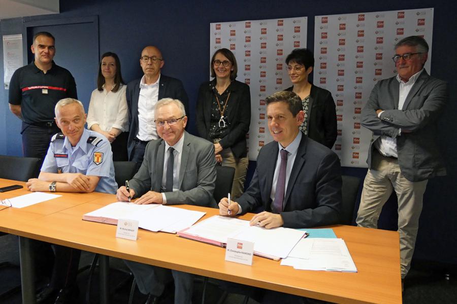 Le Département du Tarn et le SDIS signent une convention financière