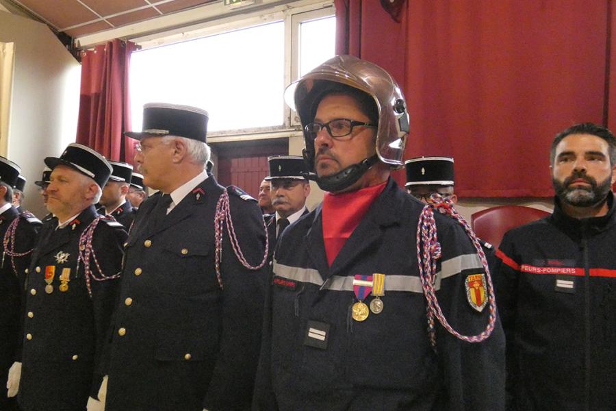 Passation de commandement au centre de secours de Vaour