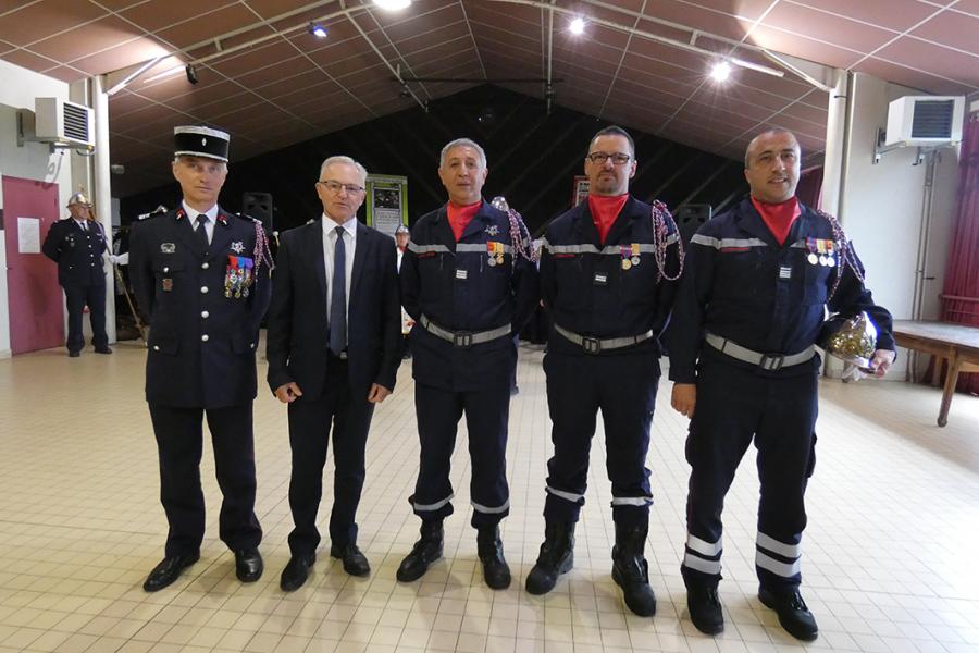 Passation de commandement au centre de secours de Vaour