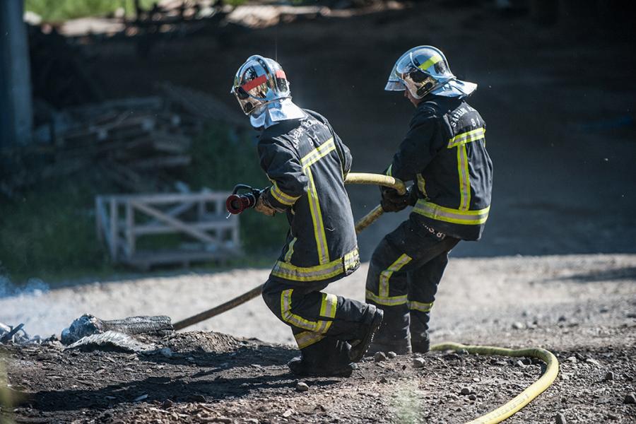 Un local agricole en feu sur la commune de Fontrieu