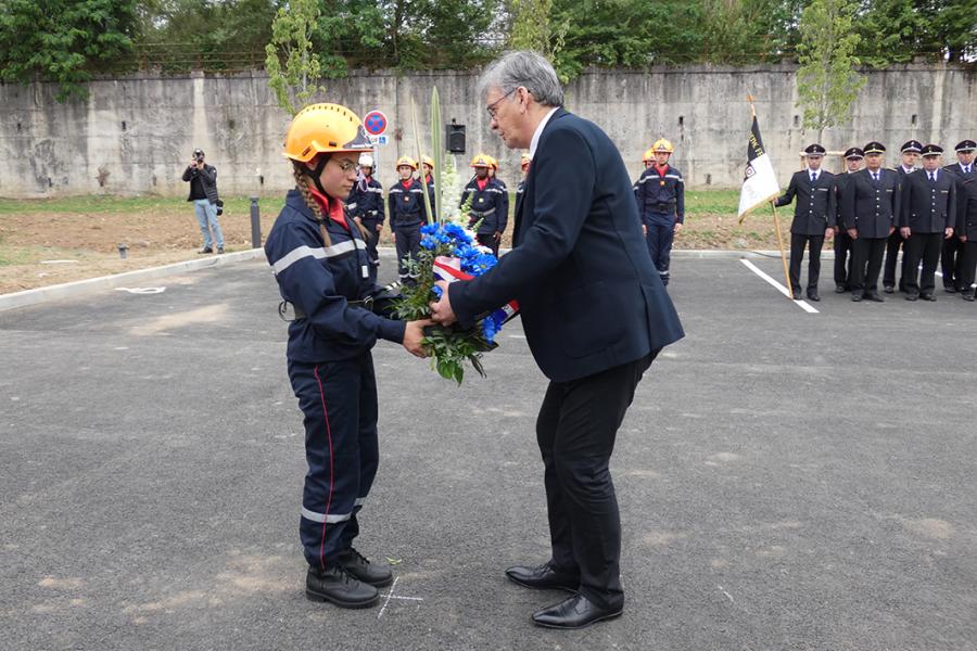 Cérémonie départementale de la Journée nationale des sapeurs-pompiers et inauguration du centre de secours de Carmaux