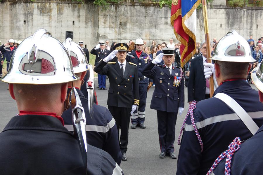 Cérémonie départementale de la Journée nationale des sapeurs-pompiers et inauguration du centre de secours de Carmaux