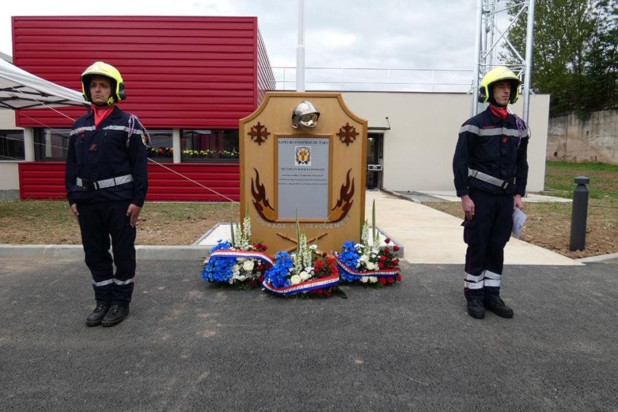Cérémonie départementale de la Journée nationale des sapeurs-pompiers et inauguration du centre de secours de Carmaux