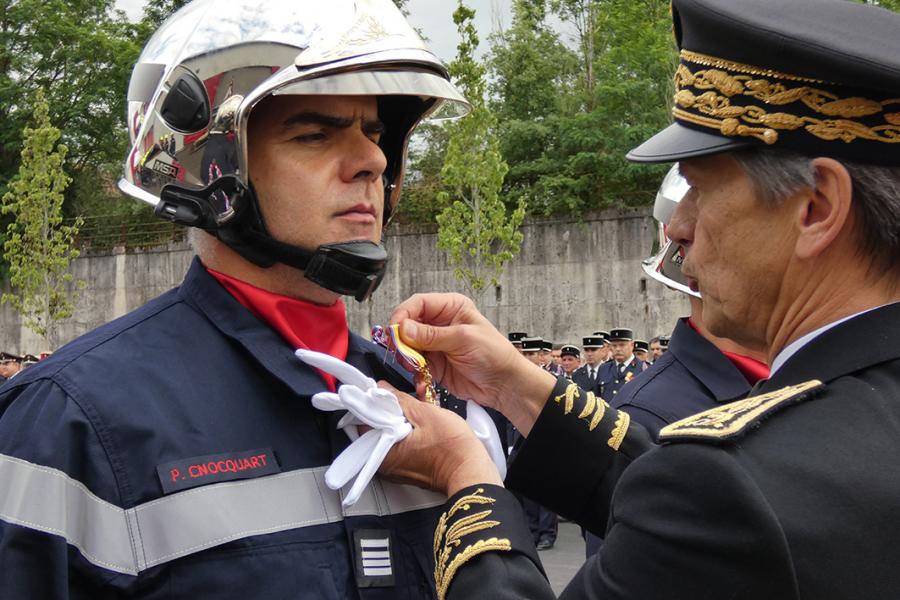 Cérémonie départementale de la Journée nationale des sapeurs-pompiers et inauguration du centre de secours de Carmaux