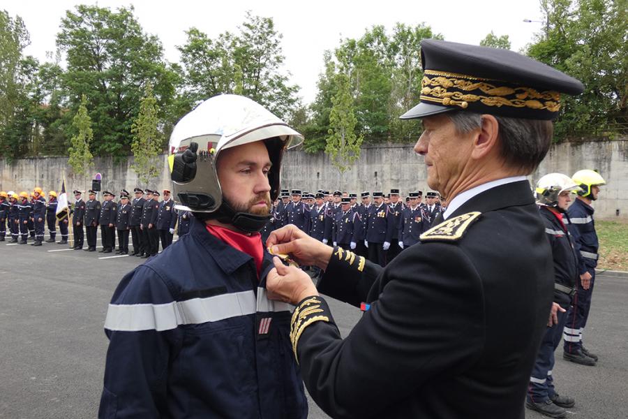 Cérémonie départementale de la Journée nationale des sapeurs-pompiers et inauguration du centre de secours de Carmaux