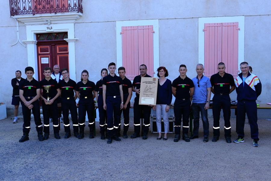 Parcours sportif des sapeurs-pompiers et SDISatlhon 2017
