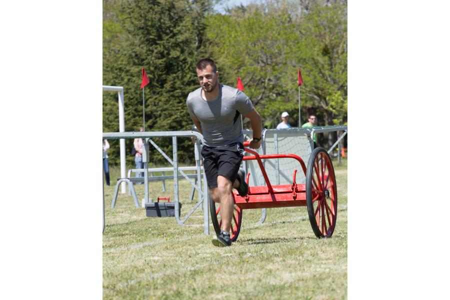 Parcours sportif des sapeurs-pompiers et SDISatlhon 2017