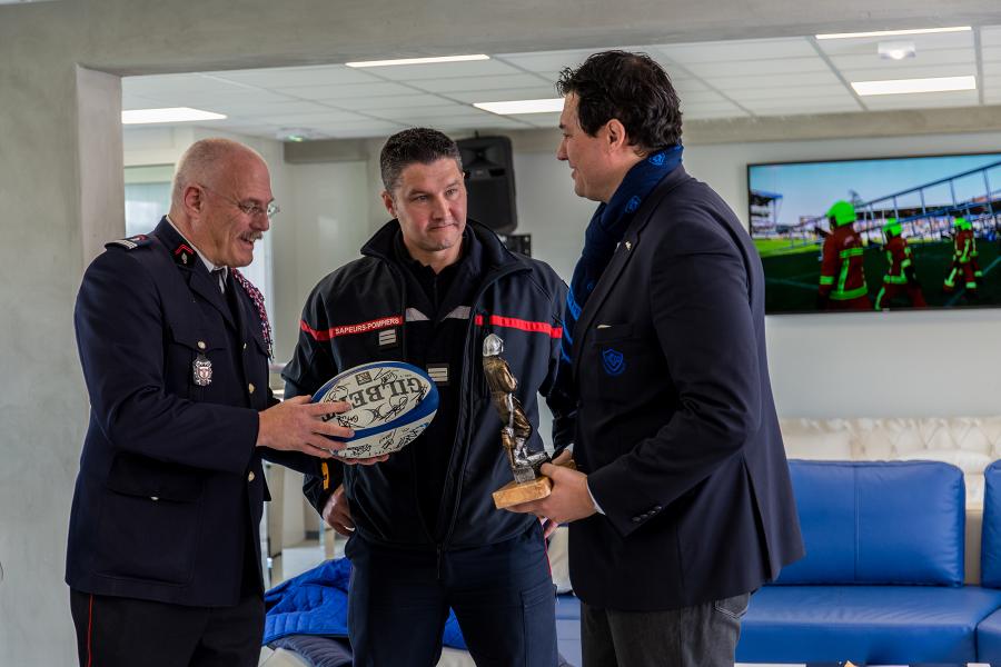 Rencontre entre le Castres Olympique et Brive au profit de l&#039;oeuvre des pupilles