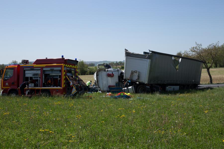 Accident de la circulation sur la commune de Puylaurens