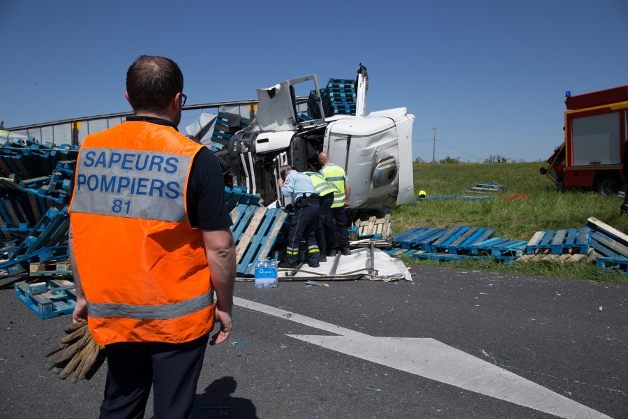 Accident de la circulation sur la commune de Puylaurens