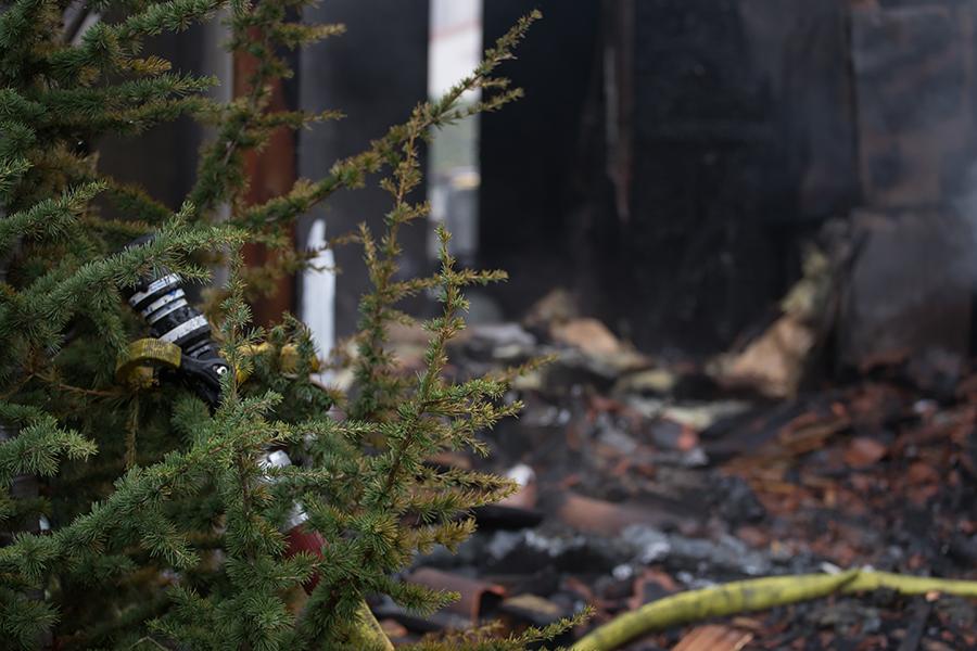 Feu de garage à Castres
