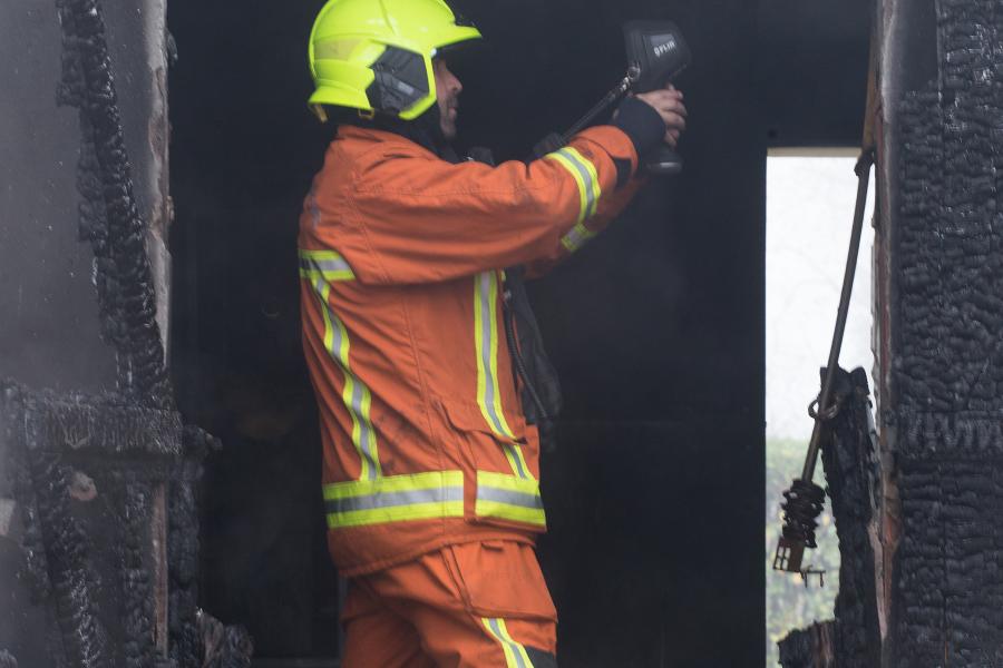 Feu de garage à Castres