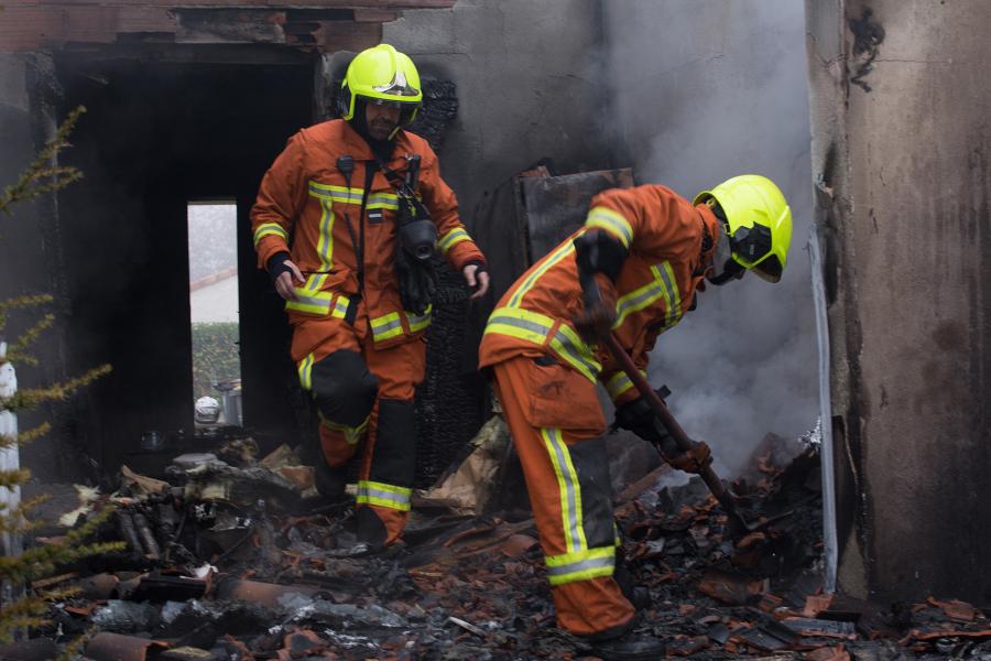 Feu de garage à Castres