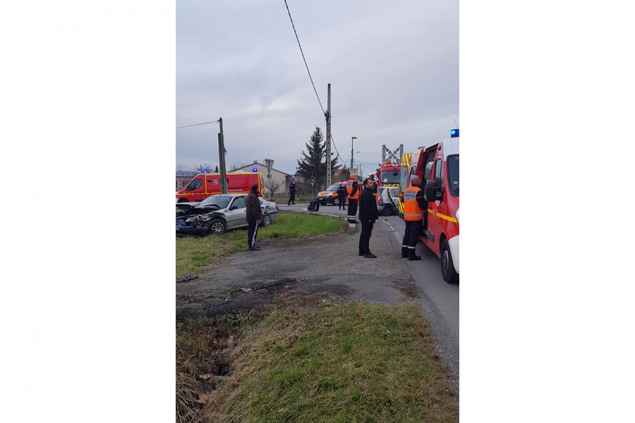 Accident de la circulation sur la commune de Brens