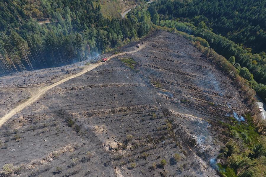 Octobre 2018 : Feux de forêts en série dans le Sud du Tarn